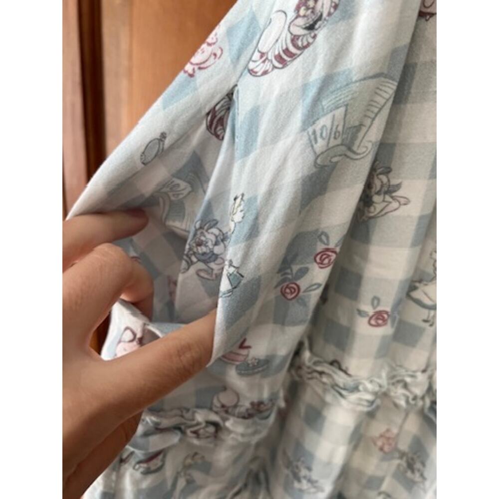 Disney Her Universe Alice in Wonderland Gingham Tiered Dress Cottagecore SZ 2X - Picture 9 of 11